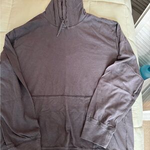 J. Crew Charcoal Hooded Sweatshirt